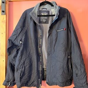 Abercrombie & Fitch Men's Dark Blue Performance Jacket